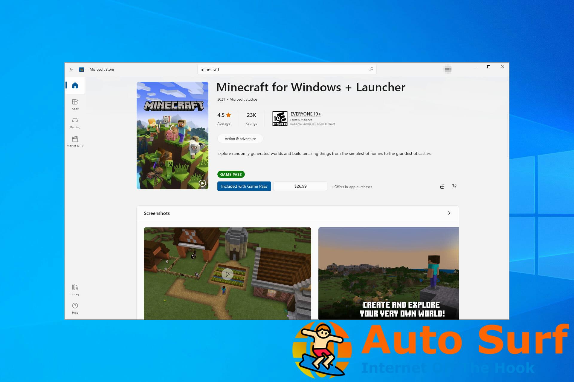 Cómo actualizar Minecraft Windows Edition en Windows 10 y 11