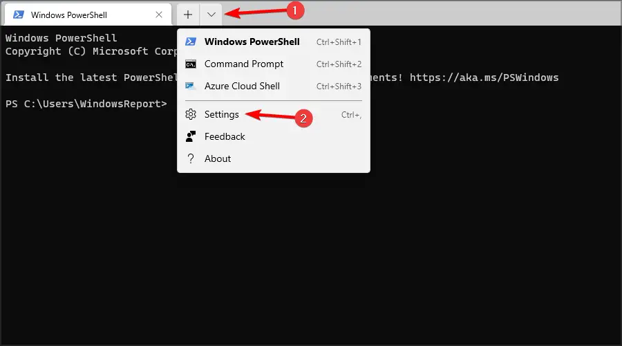 Cómo cambiar la terminal predeterminada en Windows 11