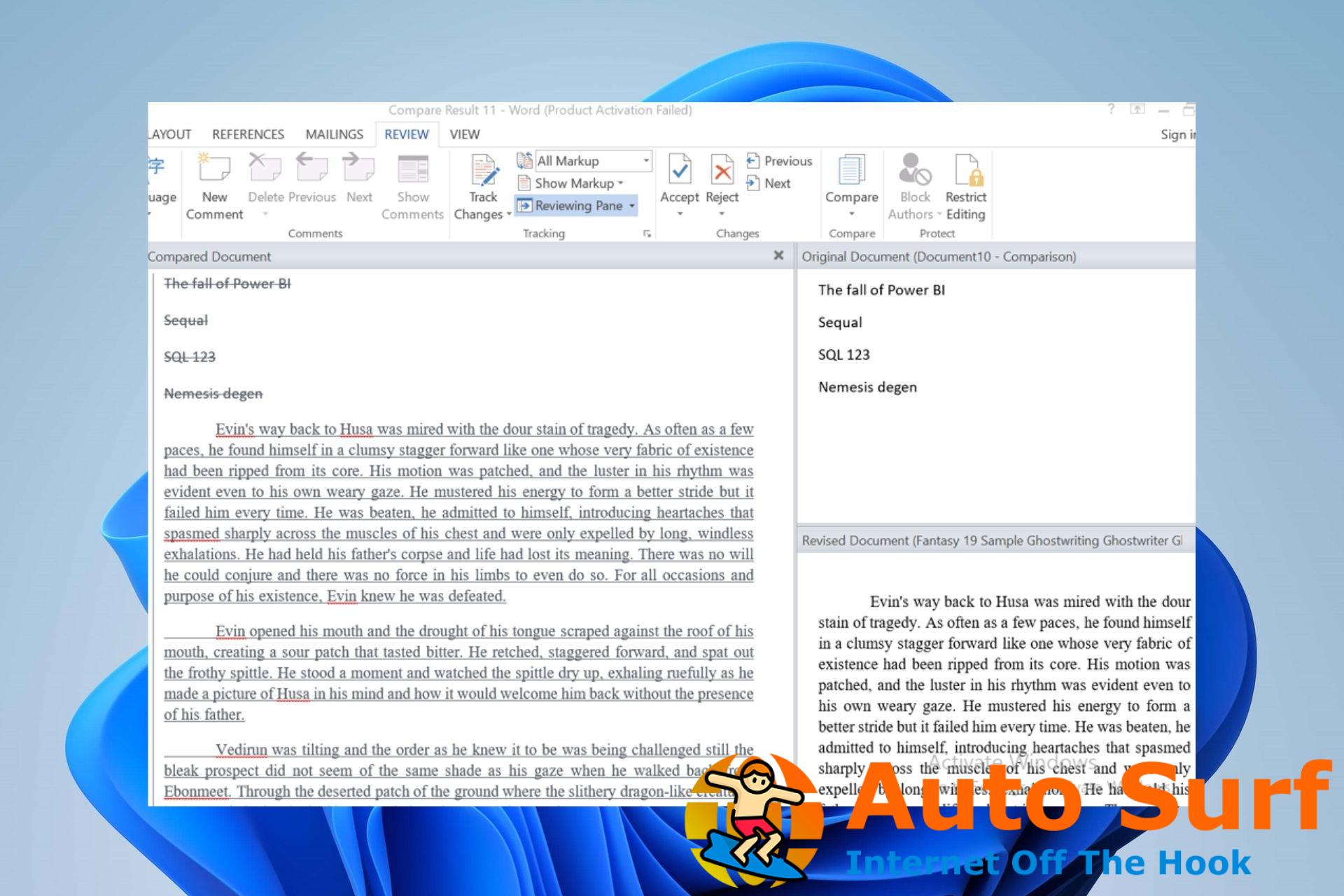 Cómo comparar dos documentos de Word en Windows 11: 3 formas sencillas