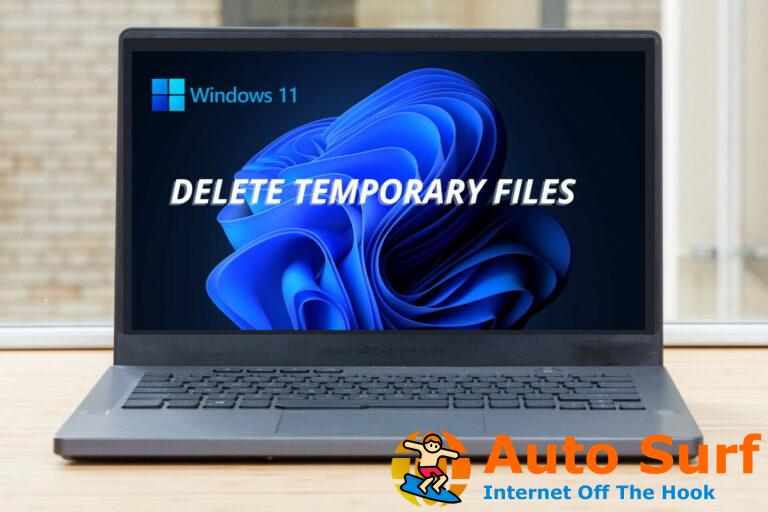Cómo eliminar archivos temporales en Windows 11