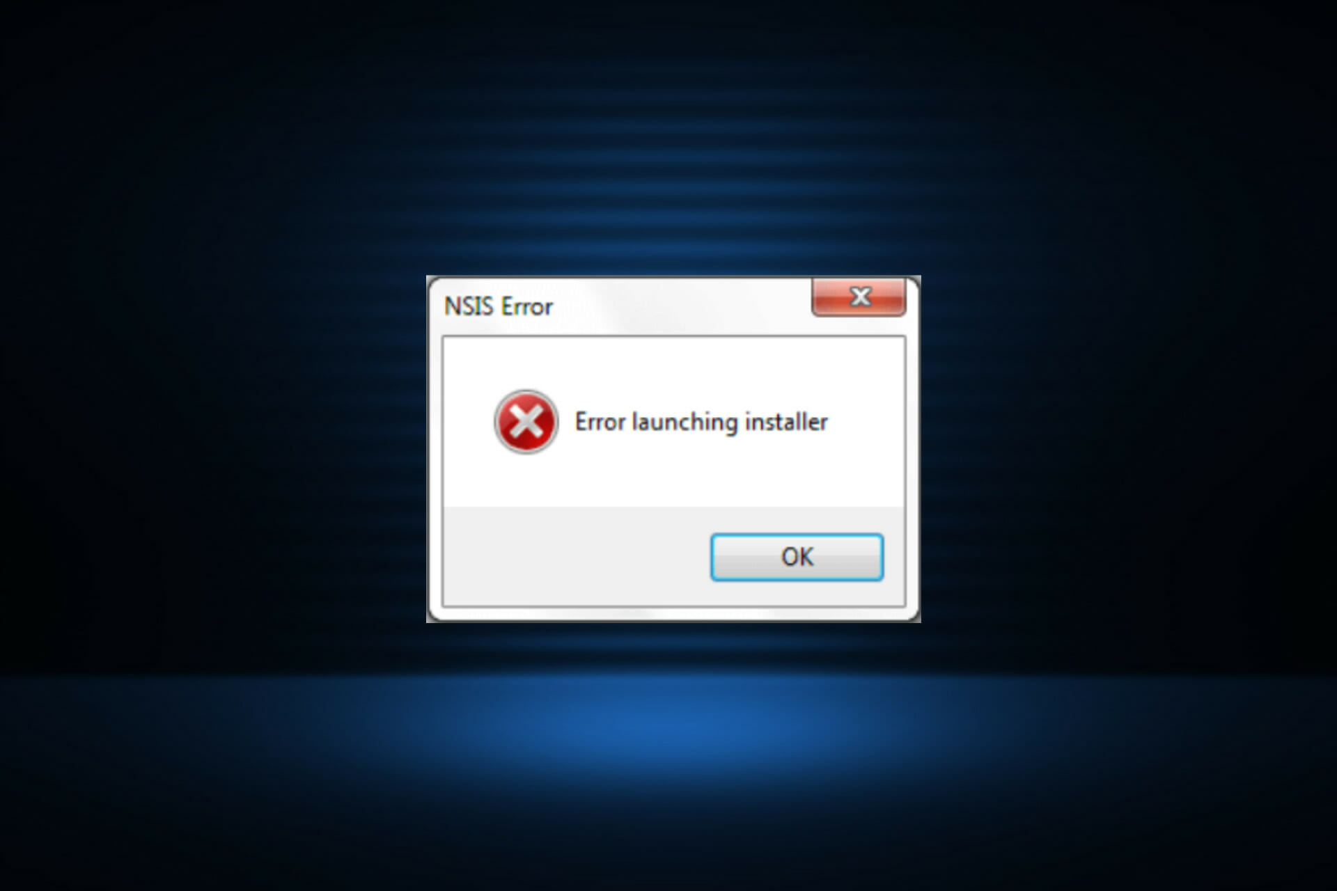 Error NSIS en Windows 11
