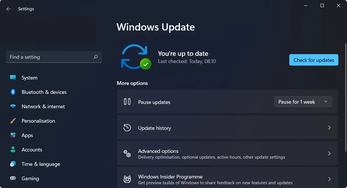actualización de windows error de windows 11 después de la actualización
