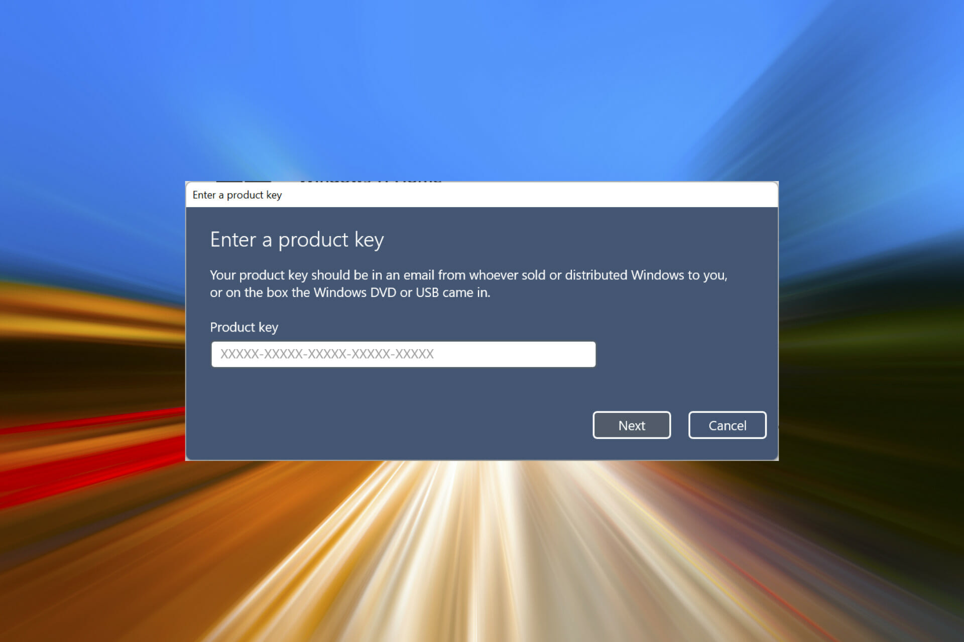 Solucione el error de activación 0xc004c060 en Windows 11