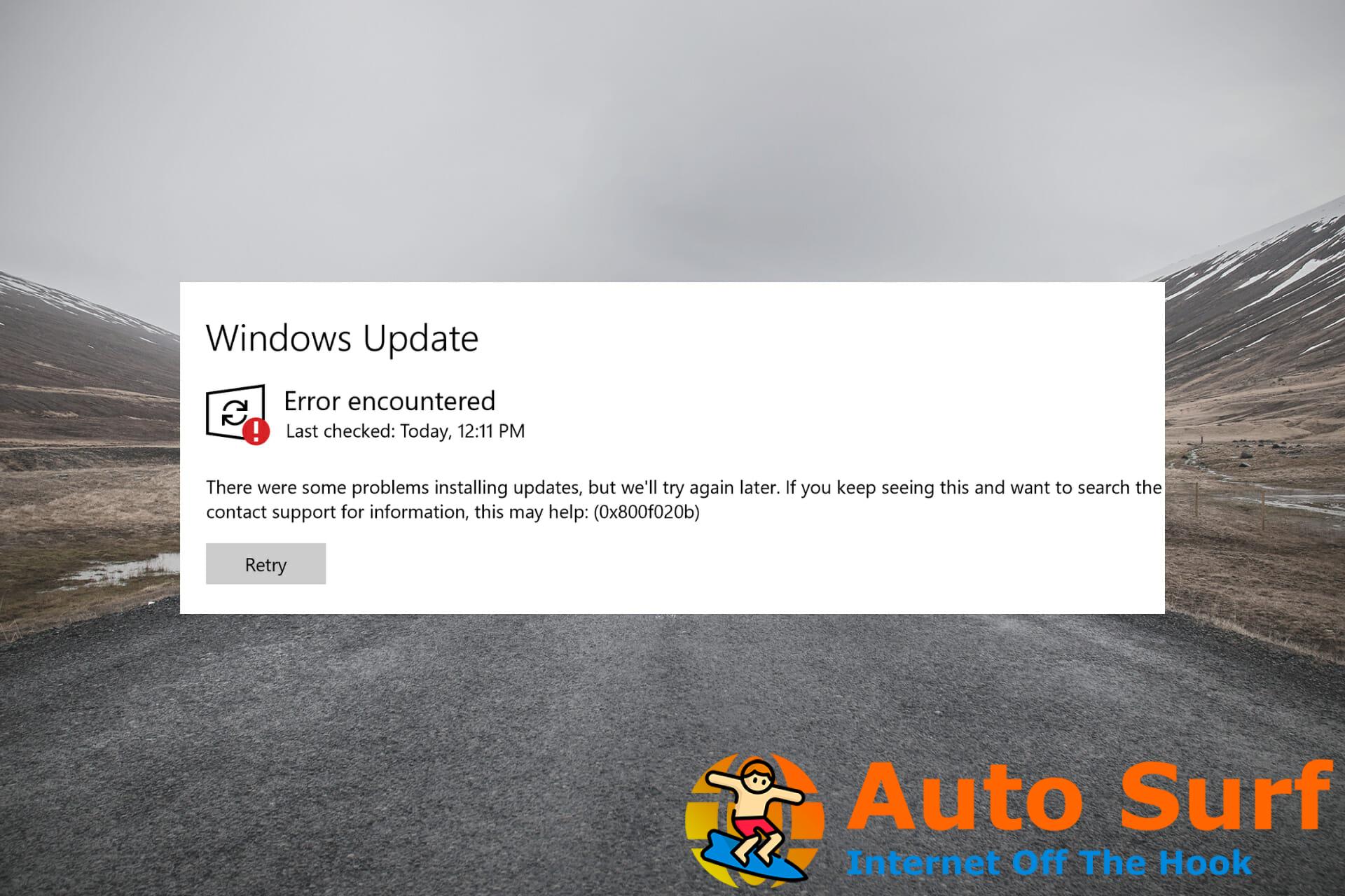 Cómo reparar el error de actualización de Windows 11 0x800f081f