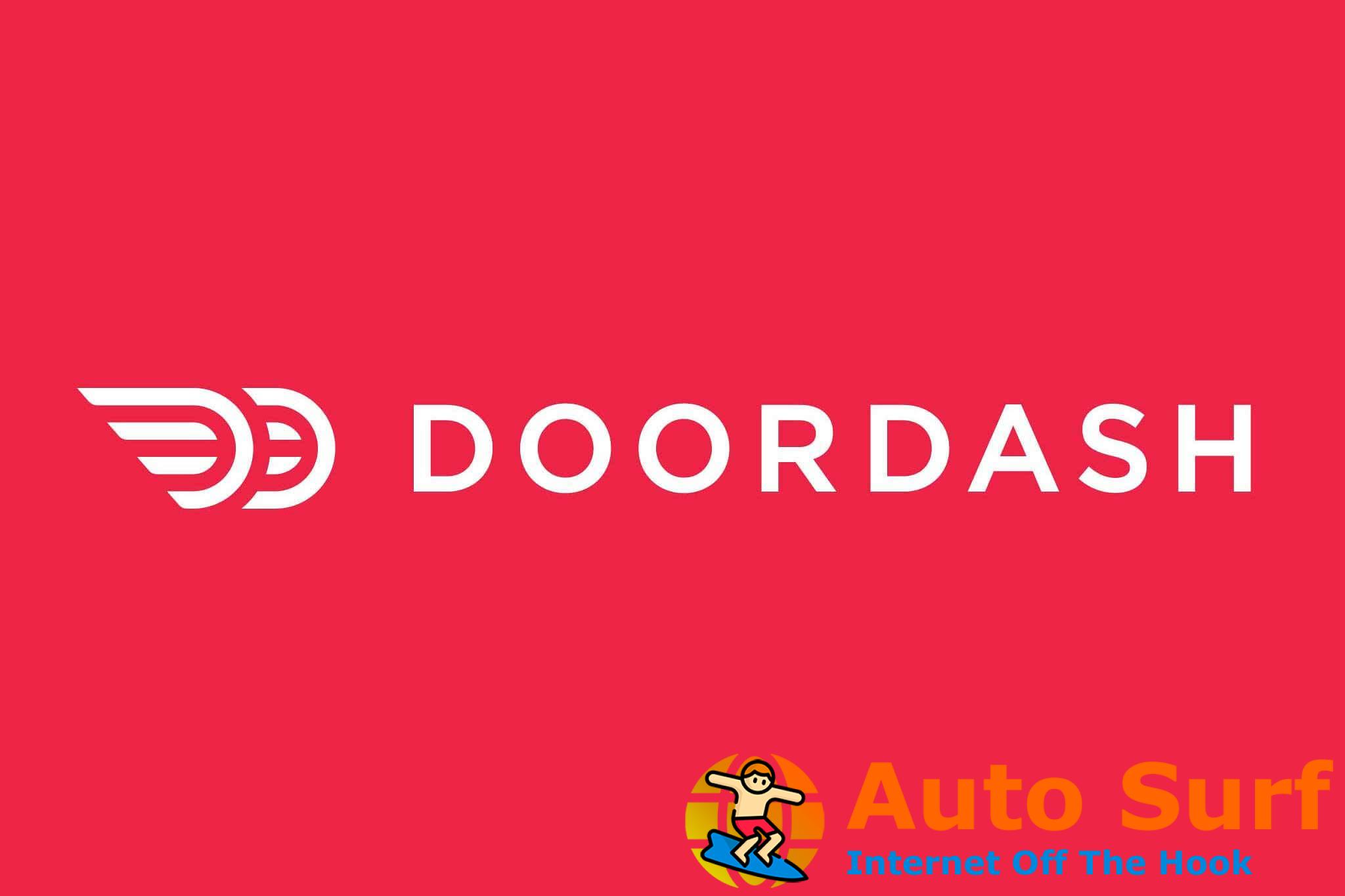 solución de problemas de error de inicio de sesión de DoorDash DoorDash