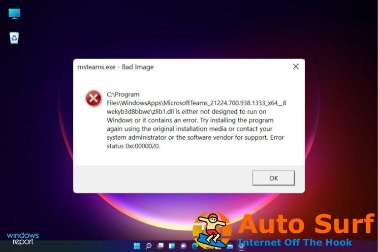 Cómo reparar el error msteams.exe Bad Image Teams en Windows 11
