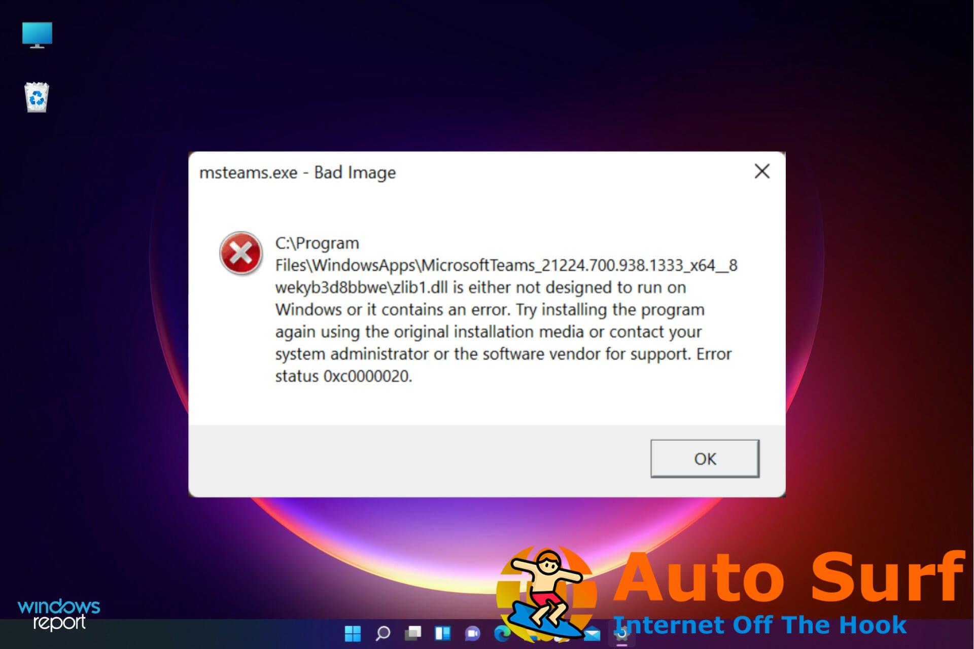 Cómo reparar la mala imagen de Windows 11 Microsoft Teams.exe