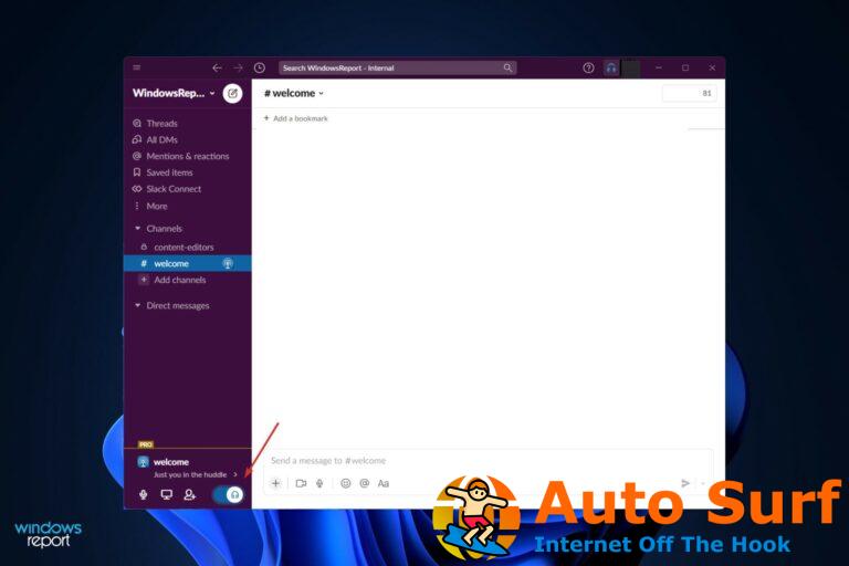 Cómo usar Slack huddle vs call en Windows 11