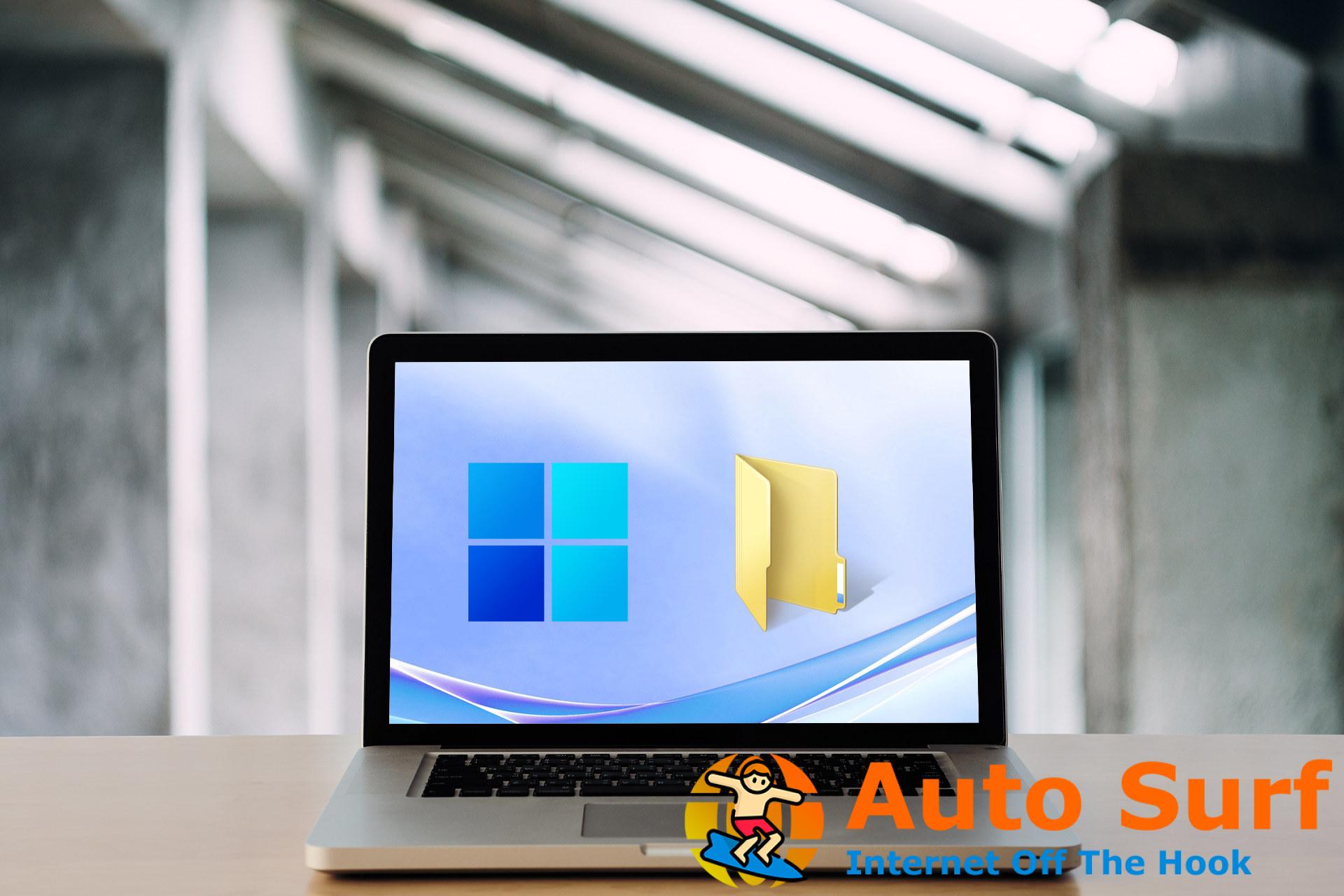 Archivos ocultos y opción de carpeta en Windows 11