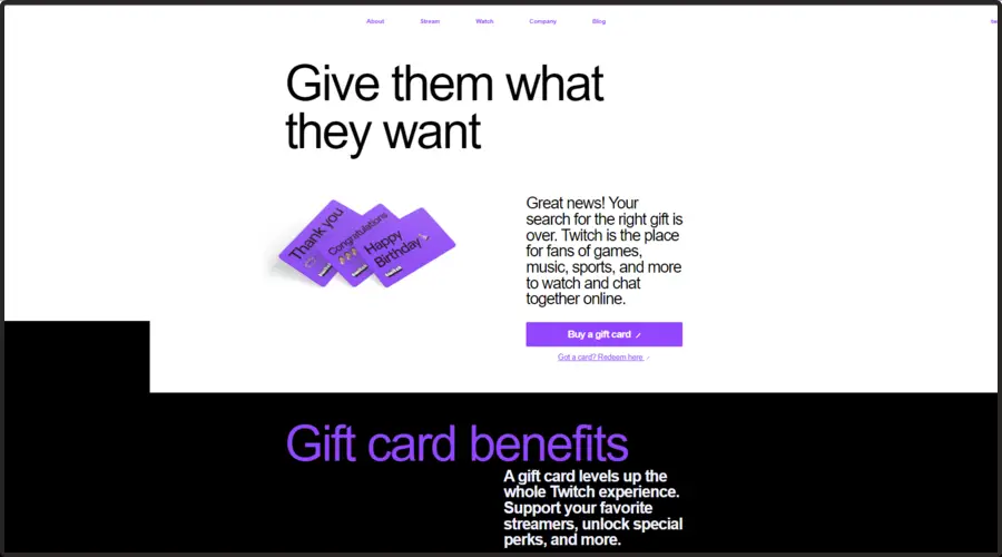 Cómo comprar tarjetas de regalo de Twitch [2022 Guide]