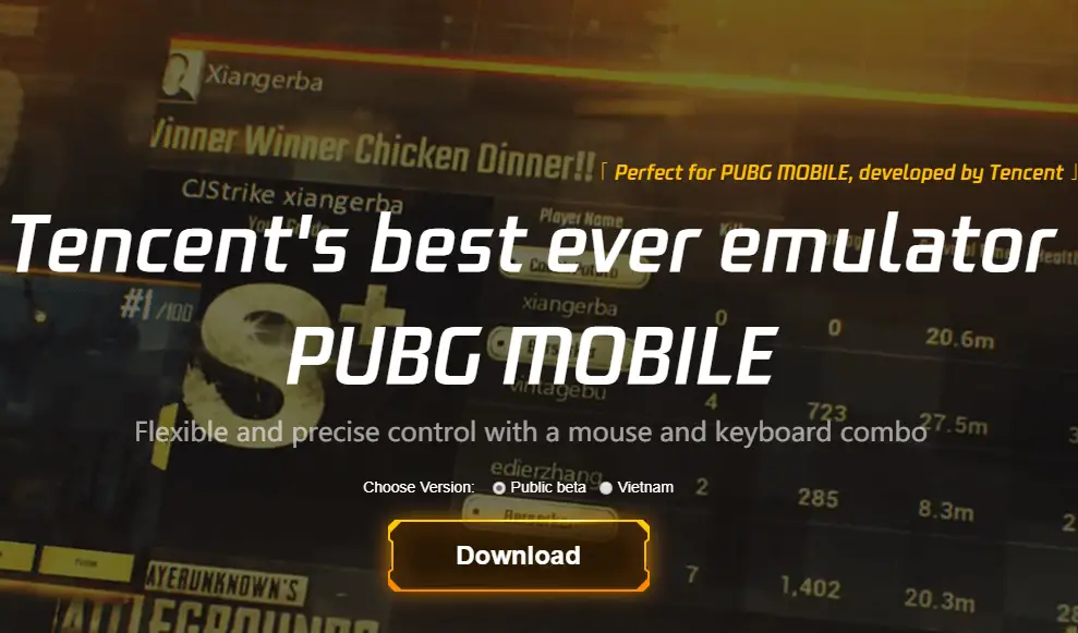 Emulador móvil Tencent Gaming Buddy PUBG