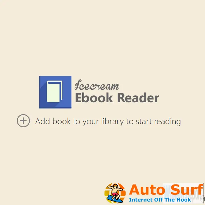 Descargue el lector de libros electrónicos IceCream para Windows