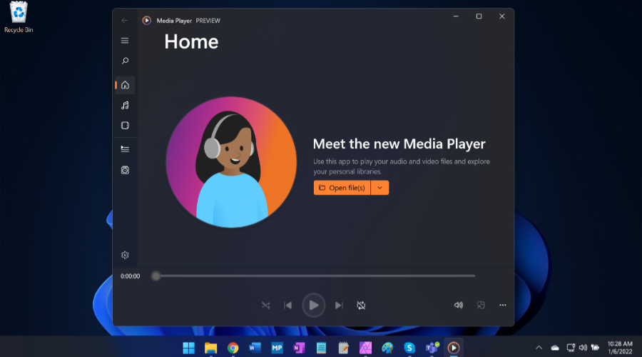 El nuevo Windows 11 Media Player llega a Windows 10