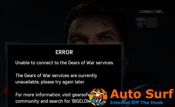 Error de Gears of War 4 Bigelow: no hay una solución permanente a la vista