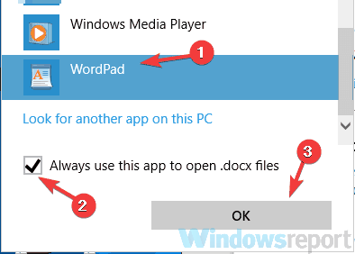 usa siempre esta aplicación ¿Cómo quieres abrir este archivo?