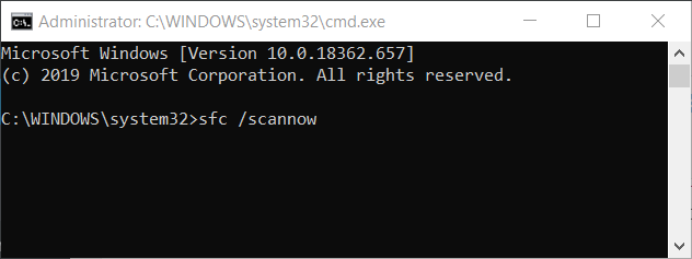 Comando sfc /scannow Error de activación de Windows 0xc004f063
