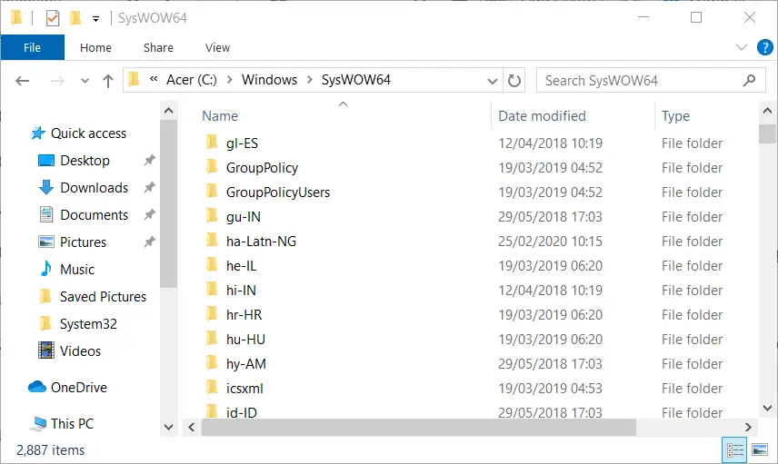 Error de carpeta SysWOW64 comdlg32.ocx windows 10