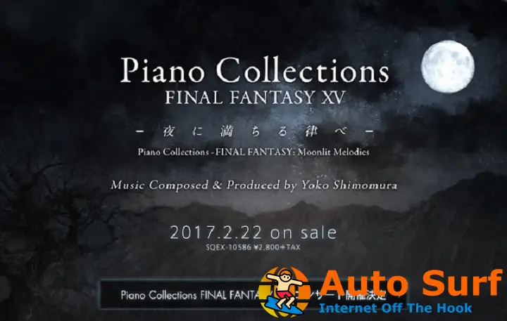 Final Fantasy XV Piano Collection llega el 22 de febrero