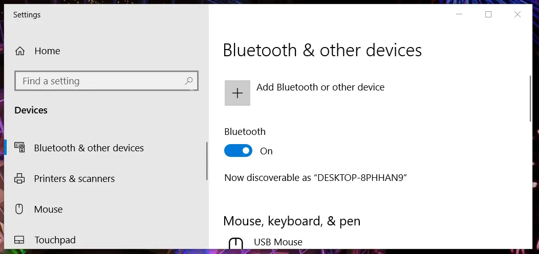 Configuración de Bluetooth Altavoz bluetooth emparejado pero no conectado