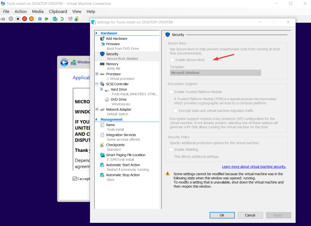 Reparar Windows no puede encontrar los términos del software de licencia de Microsoft