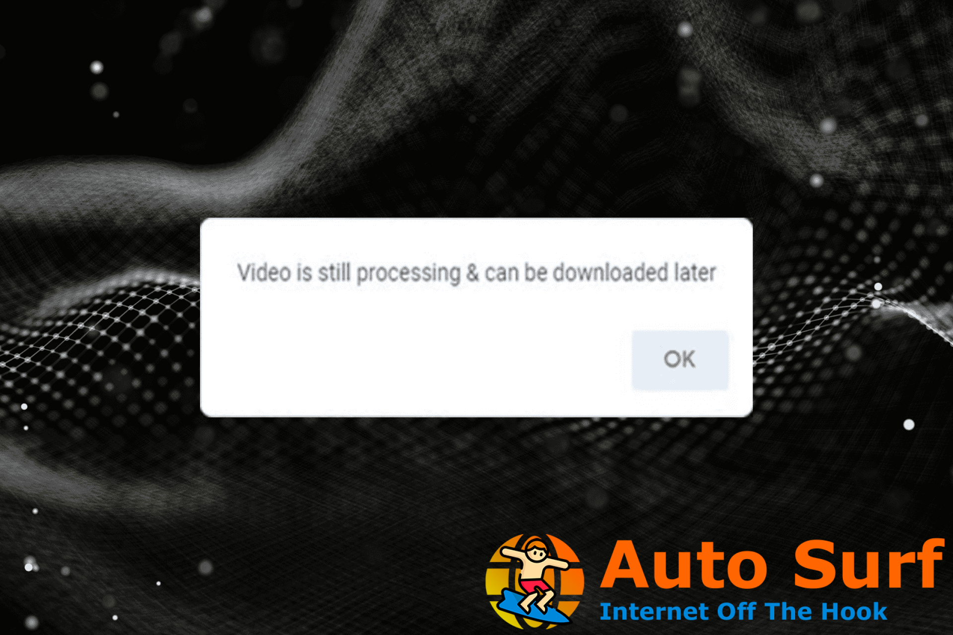 Arreglar Google Drive no procesa el error de video