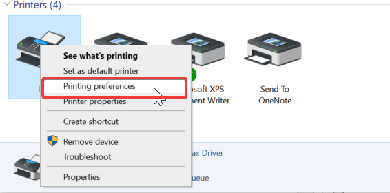 La impresora epson no imprime