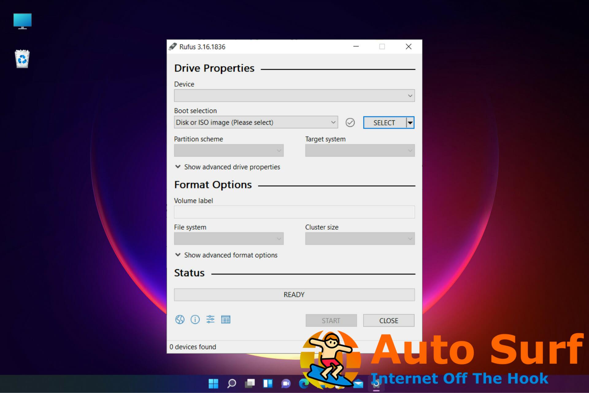 crear medios de instalación de Windows 11 con Rufus para PC no compatibles