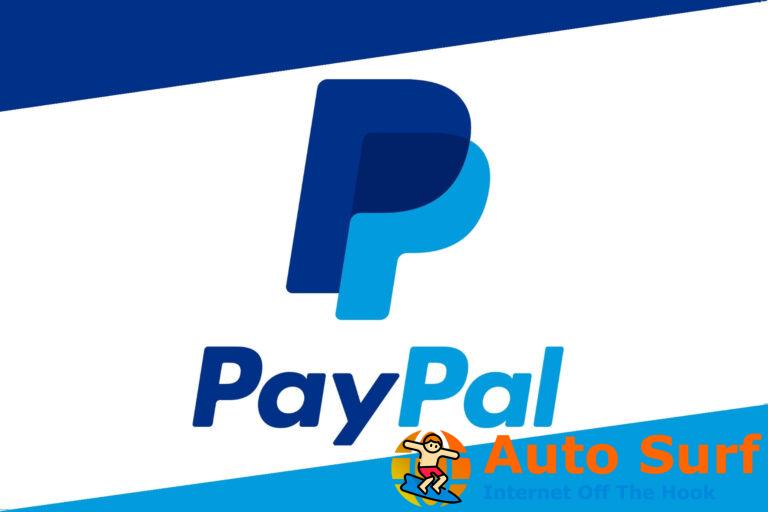 Microsoft Store no aceptará el pago de PayPal [Solved]
