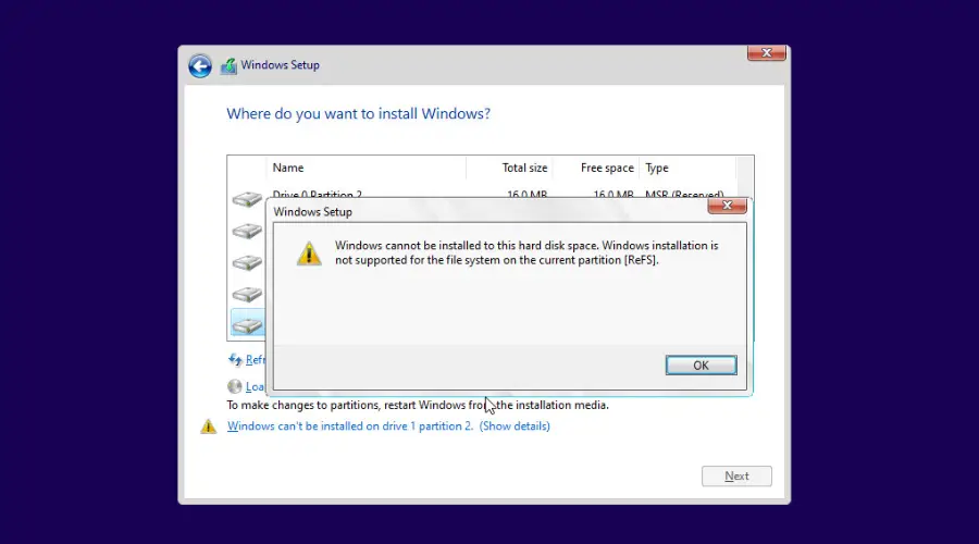 Microsoft está tratando de desechar NTFS para ReFS en Windows 11