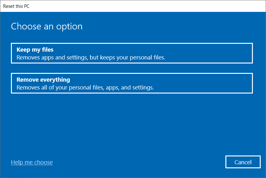 REVISIÓN: No se pudo encontrar el entorno de recuperación en Windows 10/11