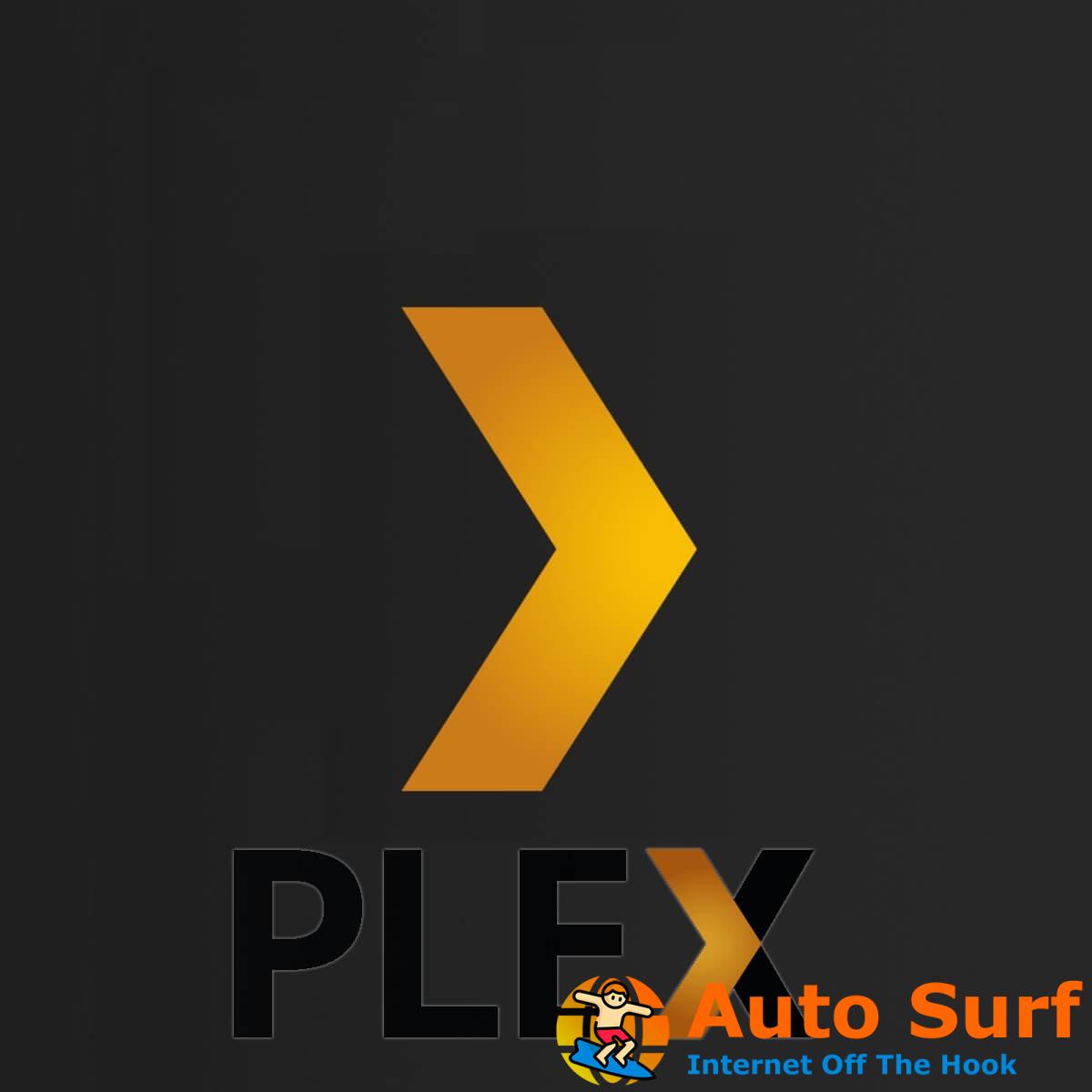 Plex Media Server no se instala