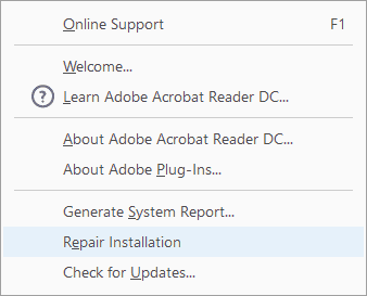 REVISIÓN: Código de error de Adobe 109 [Problem reading this document]