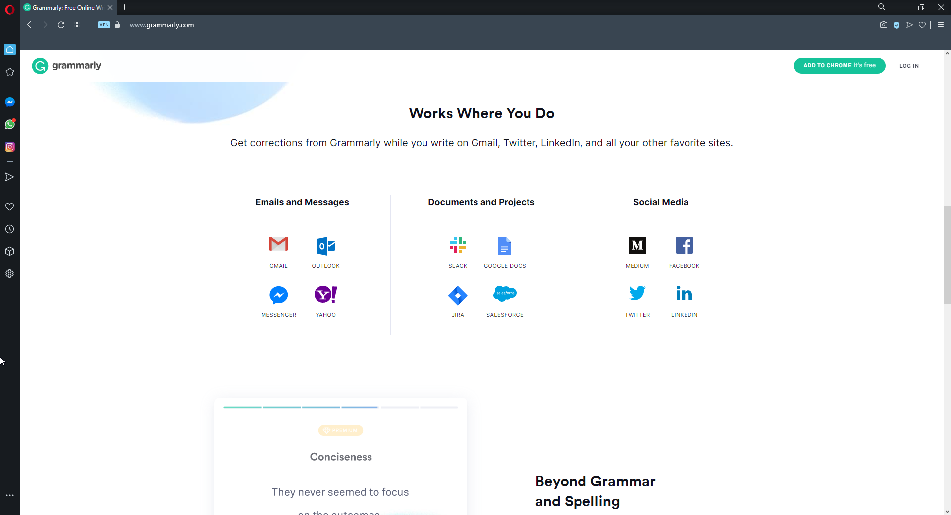 REVISIÓN: Grammarly no funcionará en los navegadores de Windows 10