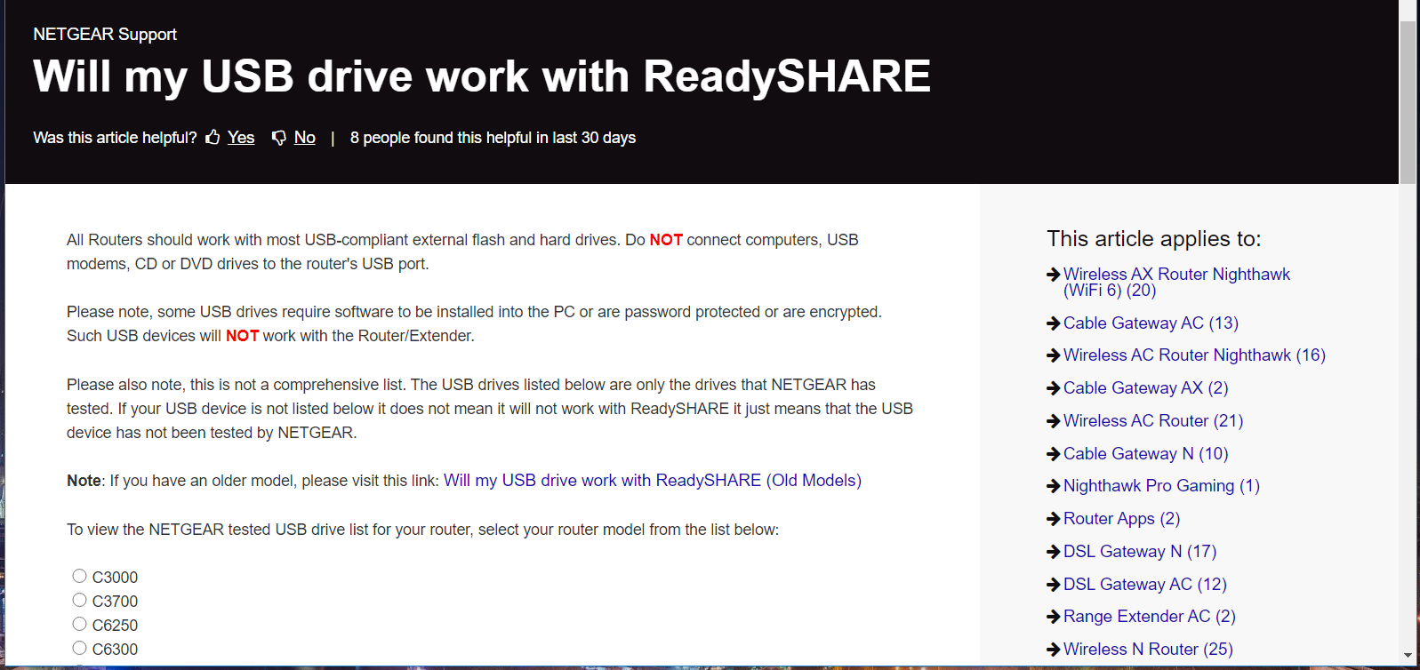 Las ventanas de la página Readyshare de Netgear no pueden acceder a readyshare