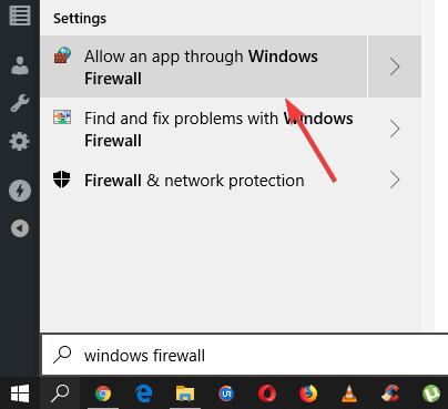 Permitir una aplicación a través del Firewall de Windows - ¿Por qué mi computadora no encuentra mi Cricut?