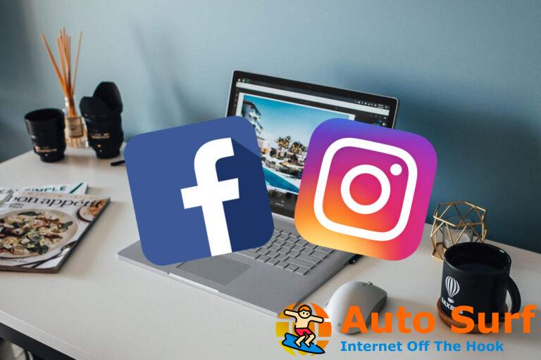 REVISIÓN: cuenta de Instagram ya conectada a una página de Facebook