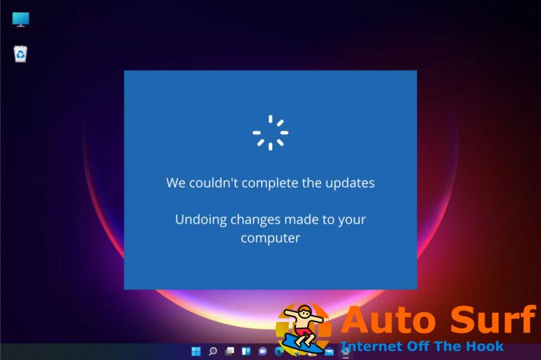 REVISIÓN: Deshacer los cambios realizados en su computadora en Windows 11