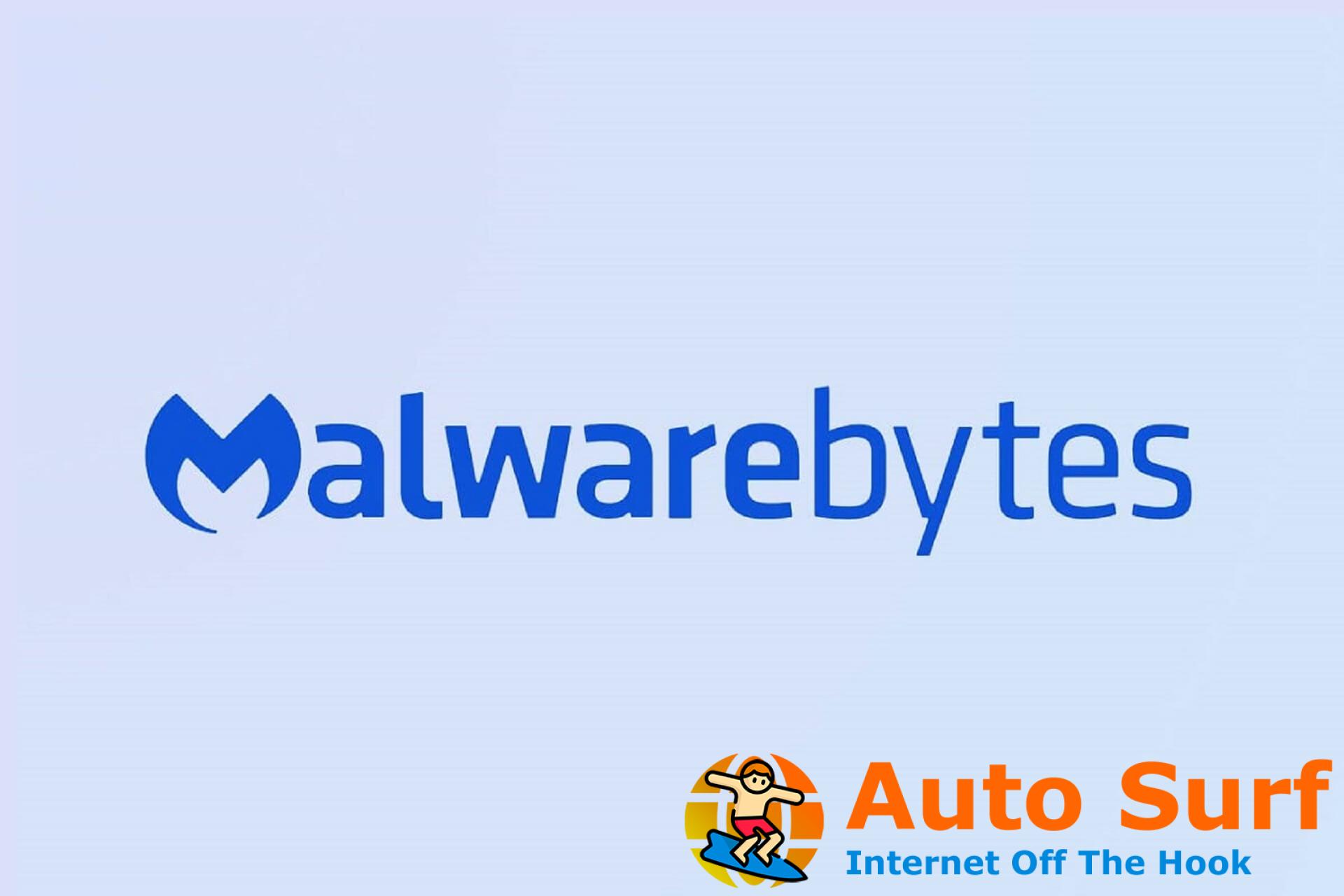 REVISIÓN: la protección en tiempo real de Malwarebytes no se activa
