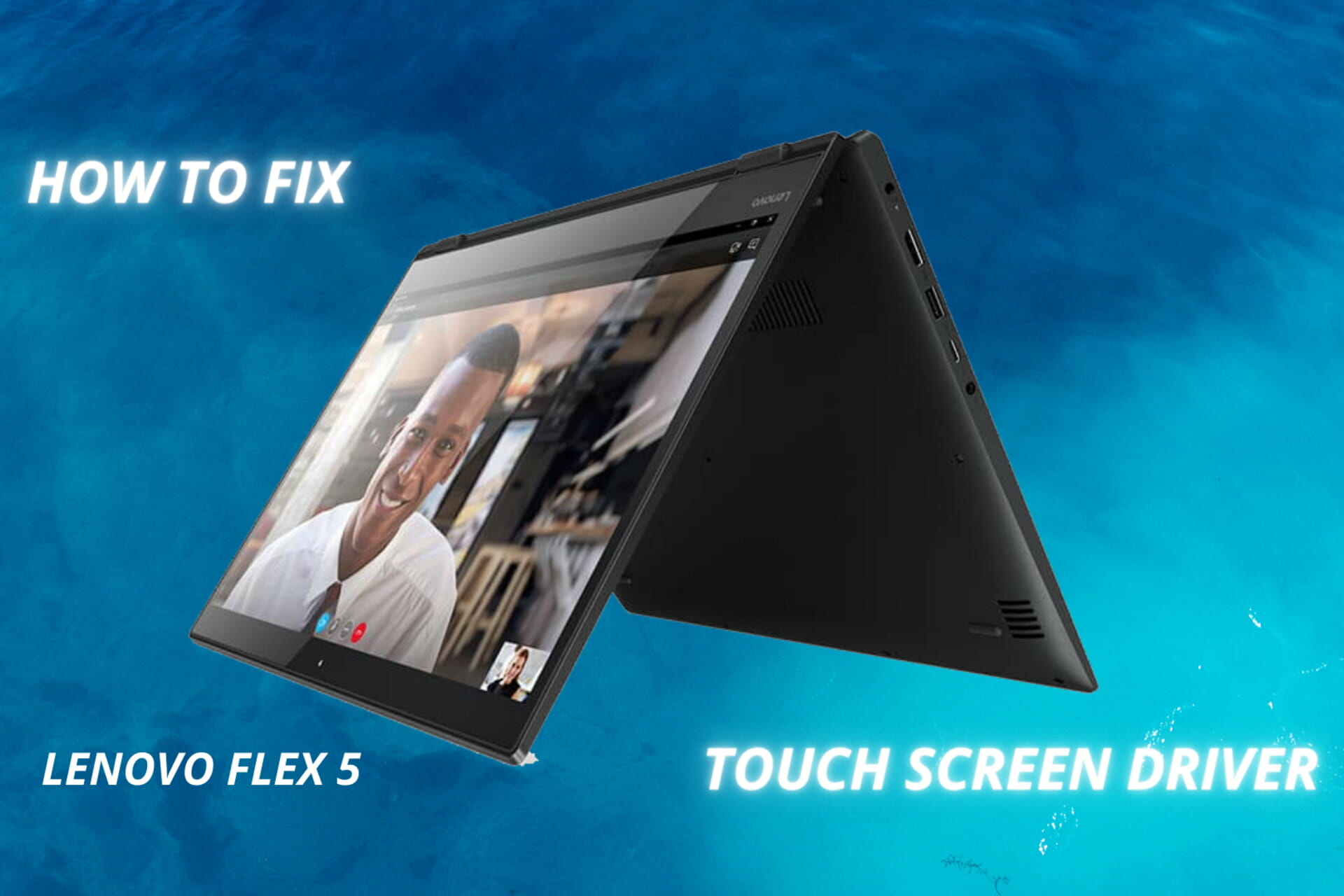 El controlador de pantalla táctil Lenovo Flex 5 no funciona