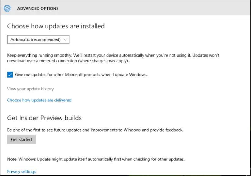 ver historial de actualizaciones windows 10