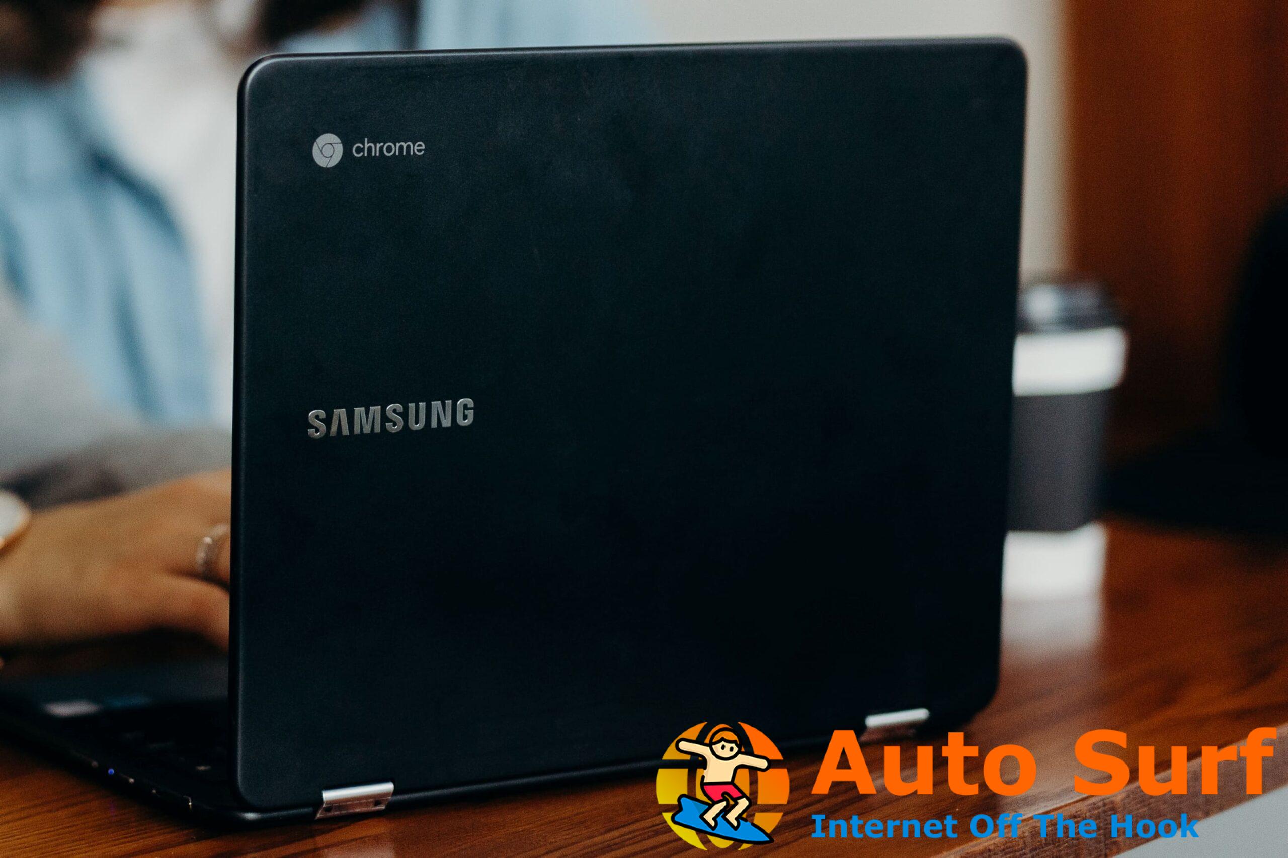 Repare la computadora portátil Samsung si no arranca después de la actualización del software