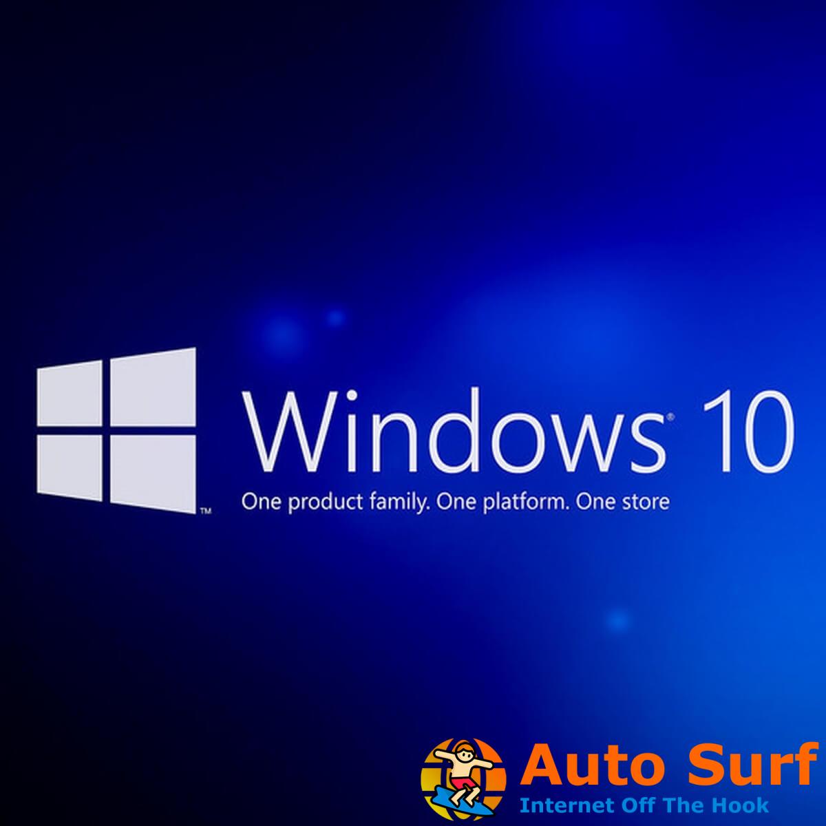 arreglar icono de windows 10