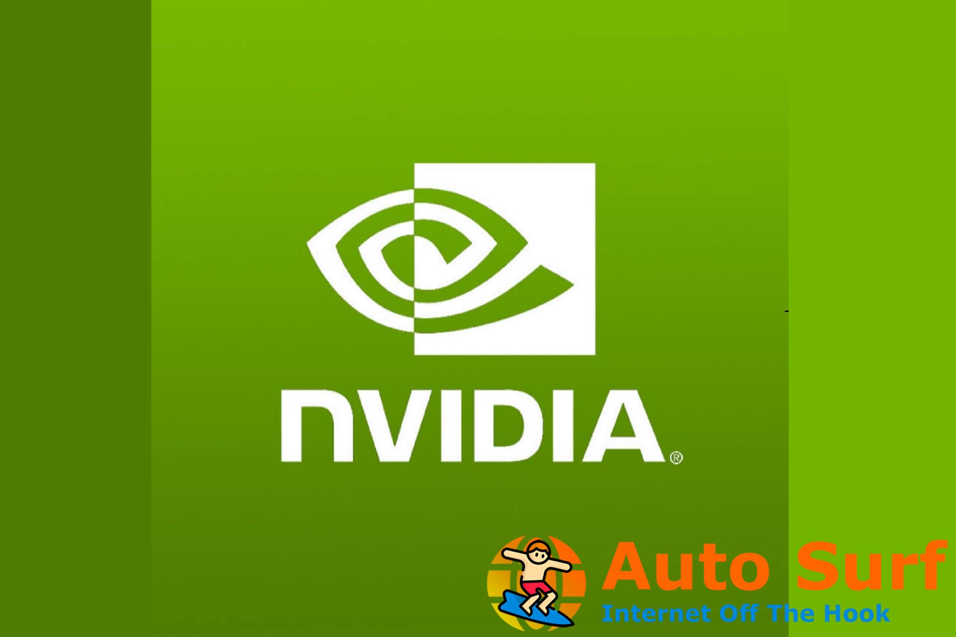 Actualización del controlador Nvidia Game Ready