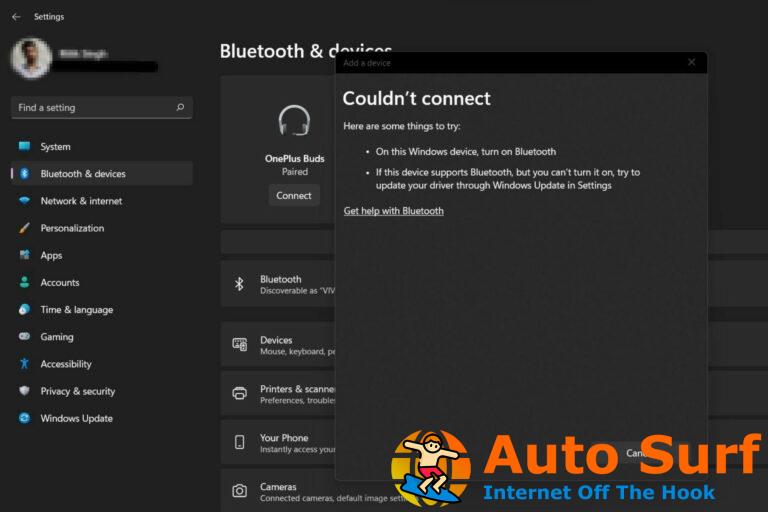 Solución: los auriculares Bluetooth siguen desconectándose en Windows 11