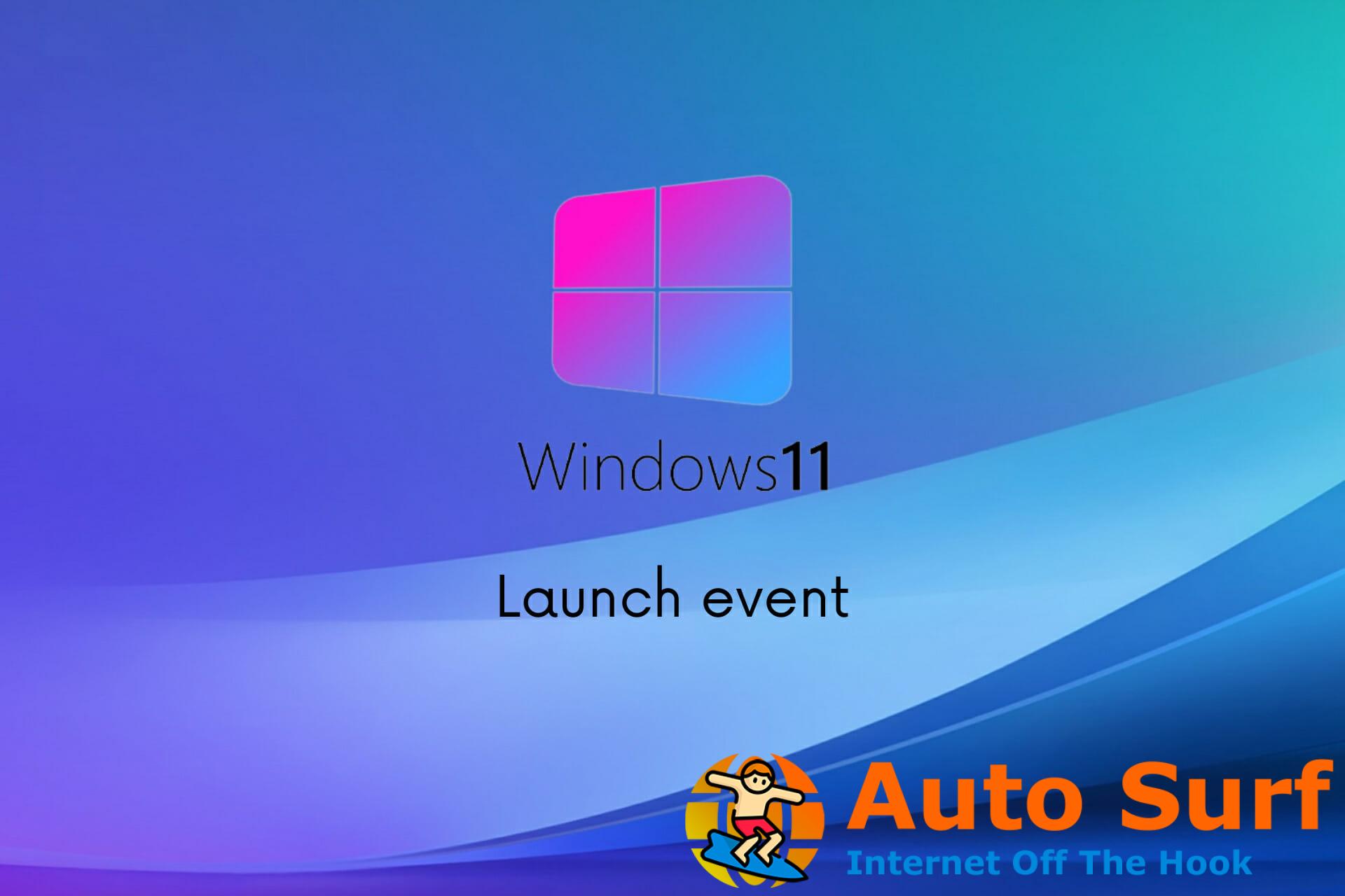 evento de lanzamiento de windows 11