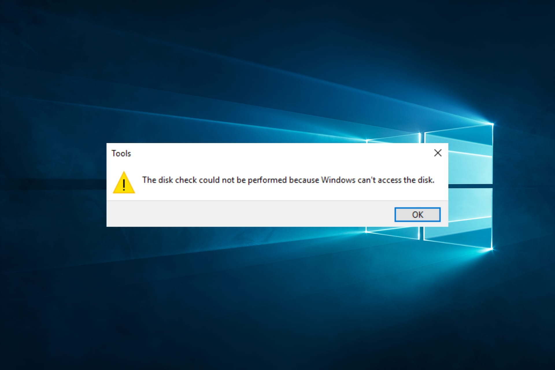 windows no puede acceder al disco
