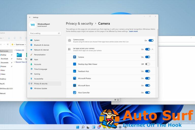 ¿Cómo puedo habilitar la cámara en Windows 11?