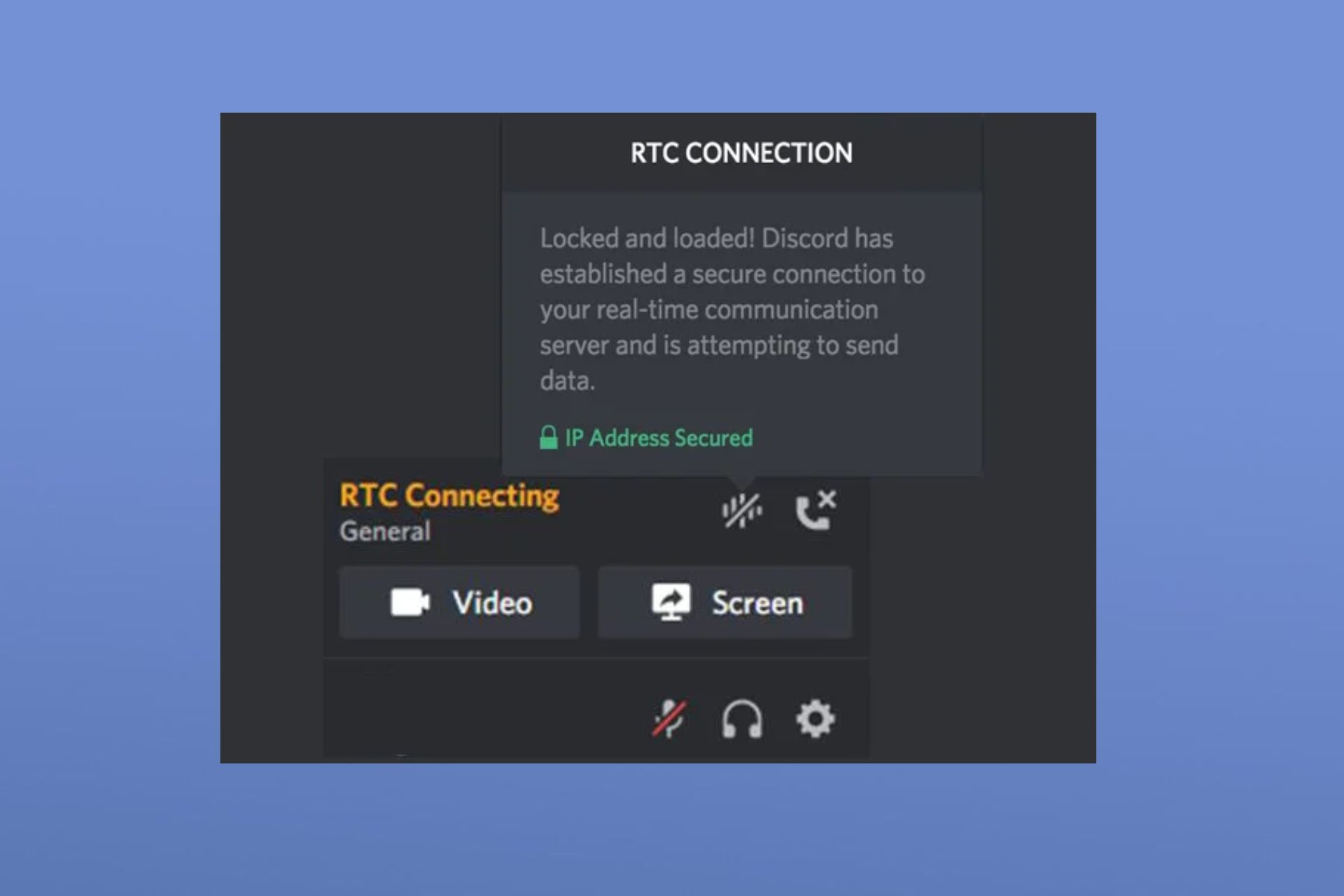 Discord atascado en la conexión RTC