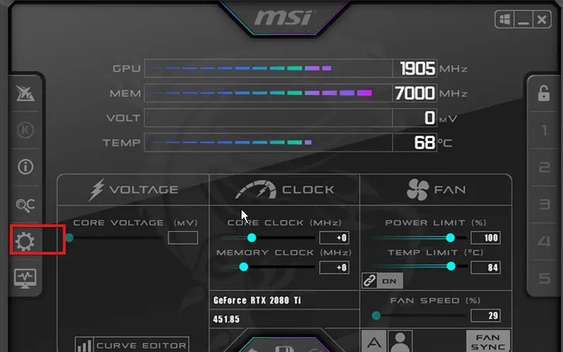 ¿MSI Afterburner no muestra la opción de temperatura de la GPU? Arréglalo ahora