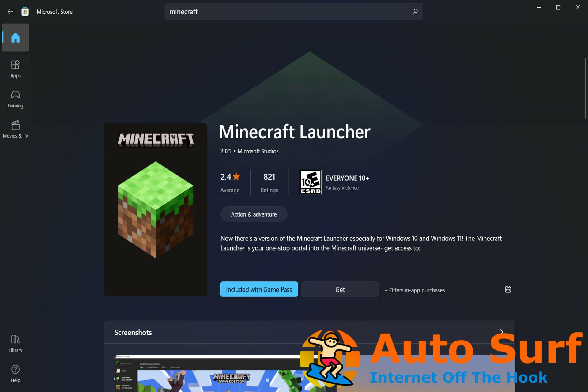 minecraft-not-launching minecraft no instala windows 11